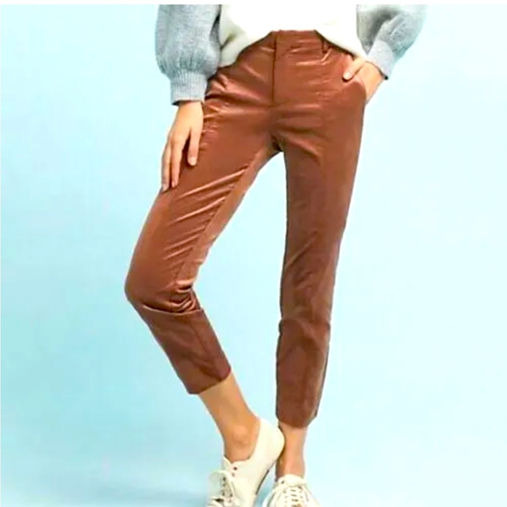 Anthropologie essential slim velvet trouser